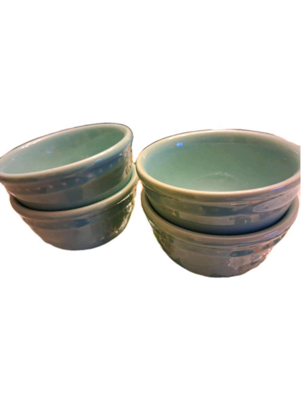 Primagera Portugal turquoise bowls. X 4 4”